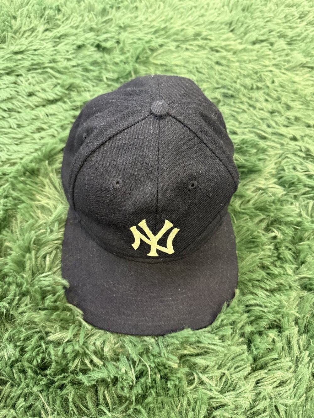 Vintage New York Yankees MLB Baseball Cap Hat Navy Blue Snapback Competition by